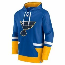 Men's Fanatics Branded Blue St. Louis Blues Big & Tall First Battle Power Play Pullover Hoodie -Metaverse shop unnamed file 19331
