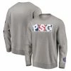 Men's Fanatics Branded Heathered Gray Paris Saint-Germain Fleece Pullover Sweatshirt 2 Men's Fanatics Branded Heathered Gray Paris Saint-Germain Fleece Pullover Sweatshirt -Metaverse shop unnamed file 19340
