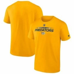 Men's Fanatics Branded Gold Nashville Predators Authentic Pro Team Core Collection Prime T-Shirt -Metaverse shop unnamed file 19357