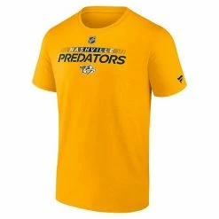 Men's Fanatics Branded Gold Nashville Predators Authentic Pro Team Core Collection Prime T-Shirt -Metaverse shop unnamed file 19358