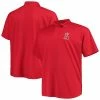 Men's Fanatics Branded Red Los Angeles Angels Big & Tall Solid Birdseye Polo