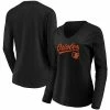 Women's Fanatics Branded Black Baltimore Orioles Core Team Lockup Long Sleeve V-Neck T-Shirt 1 Women's Fanatics Branded Black Baltimore Orioles Core Team Lockup Long Sleeve V-Neck T-Shirt -Metaverse shop unnamed file 19401