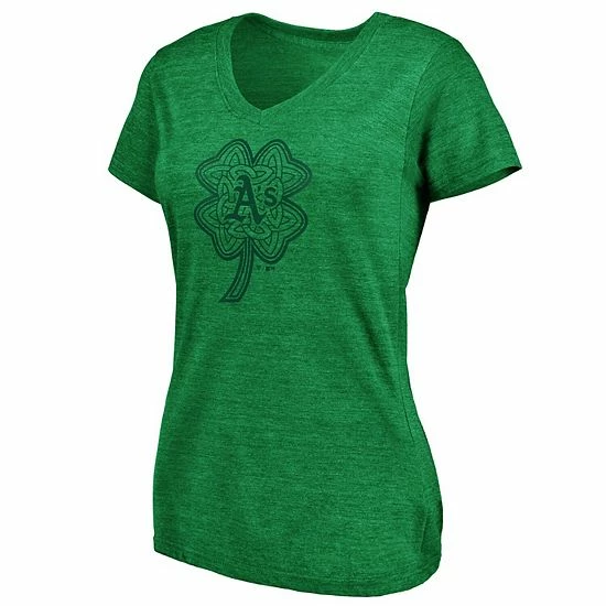 Women's Fanatics Branded Heathered Kelly Green Oakland Athletics St. Patrick's Day Paddy's Pride Tri-Blend V-Neck T-Shirt Women's Fanatics Branded Heathered Kelly Green Oakland Athletics St. Patrick's Day Paddy's Pride Tri-Blend V-Neck T-Shirt -Metaverse shop unnamed file 19412