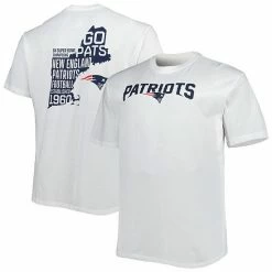 Men's Fanatics Branded White New England Patriots Big & Tall Hometown Collection Hot Shot T-Shirt -Metaverse shop unnamed file 19415