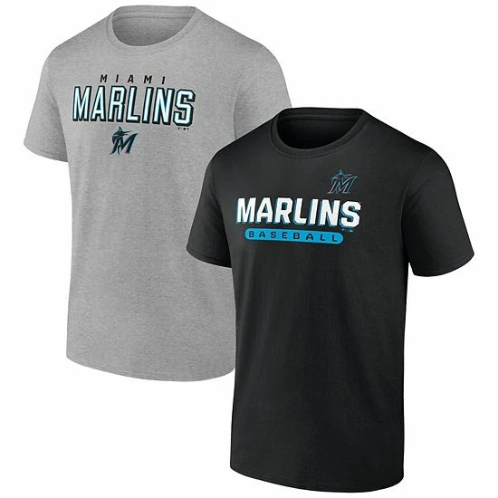 Men's Fanatics Branded Black/Heathered Gray Miami Marlins Parent T-Shirt Combo Pack Men's Fanatics Branded Black/Heathered Gray Miami Marlins Parent T-Shirt Combo Pack -Metaverse shop unnamed file 19423