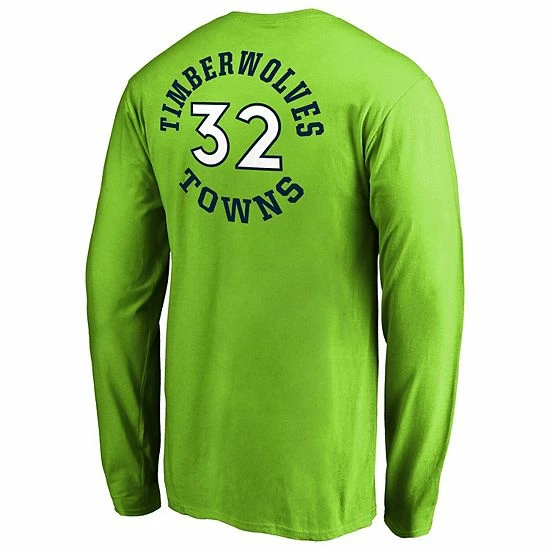 Men's Fanatics Branded Karl-Anthony Towns Neon Green Minnesota Timberwolves Round About Name & Number Long Sleeve T-Shirt Men's Fanatics Branded Karl-Anthony Towns Neon Green Minnesota Timberwolves Round About Name & Number Long Sleeve T-Shirt -Metaverse shop unnamed file 19430
