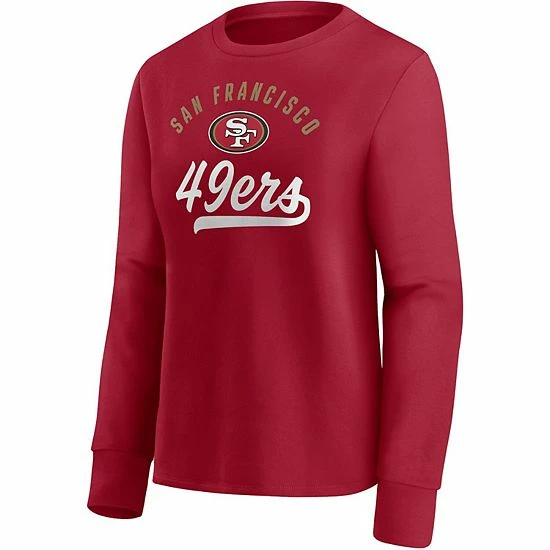 Women's Fanatics Branded Scarlet San Francisco 49ers Ultimate Style Pullover Sweatshirt Women's Fanatics Branded Scarlet San Francisco 49ers Ultimate Style Pullover Sweatshirt -Metaverse shop unnamed file 19433