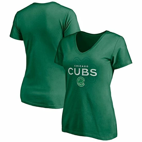 Women's Fanatics Branded Kelly Green Chicago Cubs St. Patrick's Day Celtic Knot V-Neck T-Shirt Women's Fanatics Branded Kelly Green Chicago Cubs St. Patrick's Day Celtic Knot V-Neck T-Shirt -Metaverse shop unnamed file 19467