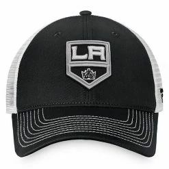 Men's Fanatics Branded Black Los Angeles Kings Core Primary Logo Trucker Snapback Hat -Metaverse shop unnamed file 19482