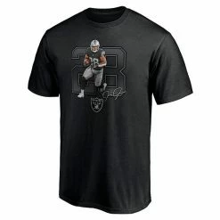 Men's Fanatics Branded Josh Jacobs Black Las Vegas Raiders Powerhouse Player Graphic T-Shirt -Metaverse shop unnamed file 19532