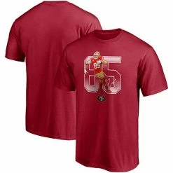 Men's Fanatics Branded George Kittle Scarlet San Francisco 49ers Powerhouse Player Graphic T-Shirt -Metaverse shop unnamed file 19646