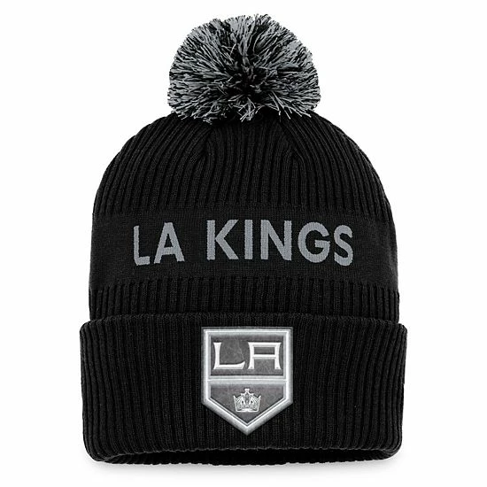 Men's Fanatics Branded Black/Gray Los Angeles Kings 2022 NHL Draft Authentic Pro Cuffed Knit Hat with Pom Men's Fanatics Branded Black/Gray Los Angeles Kings 2022 NHL Draft Authentic Pro Cuffed Knit Hat With Pom -Metaverse shop unnamed file 19683