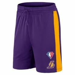 Men's Fanatics Branded Purple Los Angeles Lakers 75th Anniversary Downtown Performance Practice Shorts 4 Men's Fanatics Branded Purple Los Angeles Lakers 75th Anniversary Downtown Performance Practice Shorts -Metaverse shop unnamed file 19710