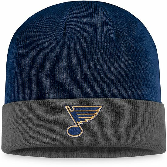 Men's Fanatics Branded Charcoal/Navy St. Louis Blues Team Cuffed Knit Hat Men's Fanatics Branded Charcoal/Navy St. Louis Blues Team Cuffed Knit Hat -Metaverse shop unnamed file 19720