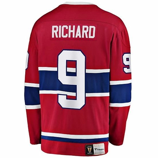 Men's Fanatics Branded Maurice Richard Red Montreal Canadiens Premier Breakaway Retired Player Jersey Men's Fanatics Branded Maurice Richard Red Montreal Canadiens Premier Breakaway Retired Player Jersey -Metaverse shop unnamed file 19723