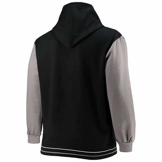 Men's Fanatics Branded Black/Gray New Orleans Saints Big & Tall Block Party Pullover Hoodie Men's Fanatics Branded Black/Gray New Orleans Saints Big & Tall Block Party Pullover Hoodie -Metaverse shop unnamed file 19734