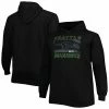 Men's Fanatics Branded Black Seattle Seahawks Big & Tall Pop Of Color Pullover Hoodie -Metaverse shop unnamed file 19761