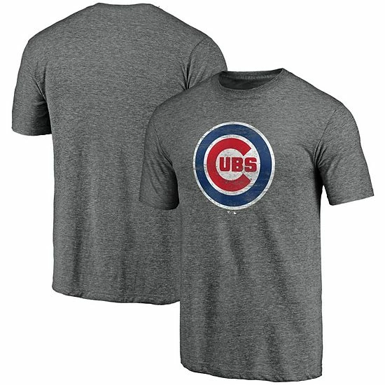 Men's Fanatics Branded Heathered Gray Chicago Cubs Weathered Official Logo Tri-Blend T-Shirt Men's Fanatics Branded Heathered Gray Chicago Cubs Weathered Official Logo Tri-Blend T-Shirt -Metaverse shop unnamed file 19802