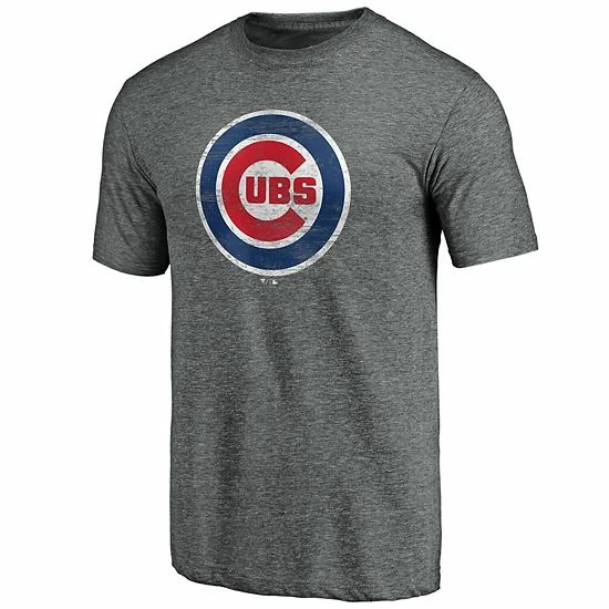 Men's Fanatics Branded Heathered Gray Chicago Cubs Weathered Official Logo Tri-Blend T-Shirt Men's Fanatics Branded Heathered Gray Chicago Cubs Weathered Official Logo Tri-Blend T-Shirt -Metaverse shop unnamed file 19804
