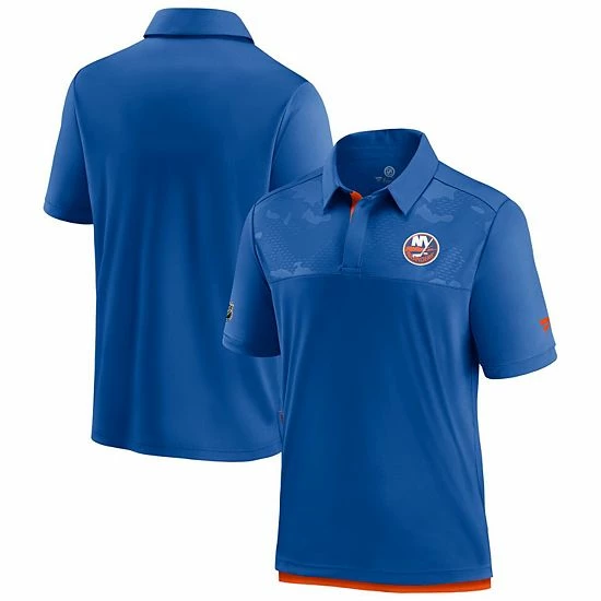 Men's Fanatics Branded Royal New York Islanders Authentic Pro Locker Room Team Polo 4 Men's Fanatics Branded Royal New York Islanders Authentic Pro Locker Room Team Polo - Image 2