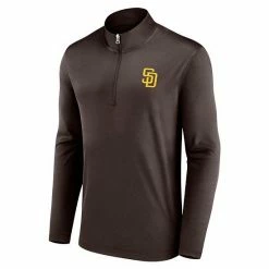 Men's Fanatics Branded Brown San Diego Padres Underdog Mindset Quarter-Zip Jacket 4 Men's Fanatics Branded Brown San Diego Padres Underdog Mindset Quarter-Zip Jacket -Metaverse shop unnamed file 19834