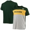 Men's Fanatics Branded Green/Heathered Gray Green Bay Packers Big & Tall Color Block T-Shirt -Metaverse shop unnamed file 19845