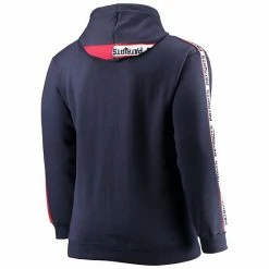 Men's Fanatics Branded Navy New England Patriots Big & Tall Full-Zip Hoodie -Metaverse shop unnamed file 19860