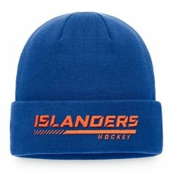 Men's Fanatics Branded Royal New York Islanders Authentic Pro Locker Room Cuffed Knit Hat