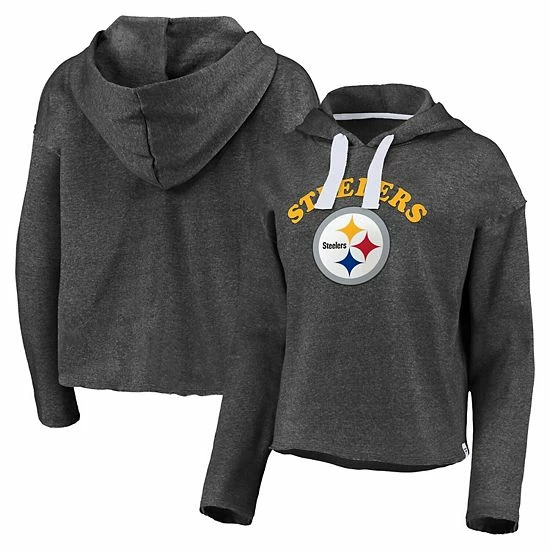 Women's Fanatics Branded Heathered Charcoal Pittsburgh Steelers Historic Logo Sport Resort Vintage Arc Cropped Raw Edge Pullover Hoodie Women's Fanatics Branded Heathered Charcoal Pittsburgh Steelers Historic Logo Sport Resort Vintage Arc Cropped Raw Edge Pullover Hoodie -Metaverse shop unnamed file 19873