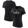 Women's Fanatics Branded Black New Orleans Saints Fundamental Base T-Shirt -Metaverse shop unnamed file 19888
