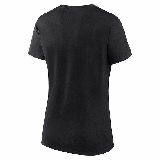 Women's Fanatics Branded Black New Orleans Saints Fundamental Base T-Shirt 6 Women's Fanatics Branded Black New Orleans Saints Fundamental Base T-Shirt - Image 4