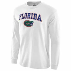 Men's Fanatics Branded White Florida Gators Campus Logo Long Sleeve T-Shirt -Metaverse shop unnamed file 19928