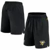 Men's Fanatics Branded Black Pittsburgh Penguins Authentic Pro Rink Shorts