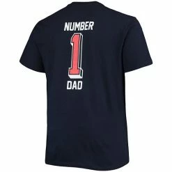 Men's Fanatics Branded Navy Houston Texans Big & Tall #1 Dad 2-Hit T-Shirt -Metaverse shop unnamed file 19962