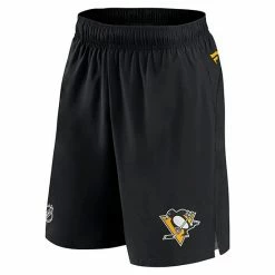 Men's Fanatics Branded Black Pittsburgh Penguins Authentic Pro Rink Shorts -Metaverse shop unnamed file 1997
