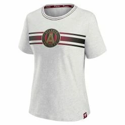 Women's Fanatics Branded Heathered Gray Atlanta United FC High Hip Graphic T-Shirt -Metaverse shop unnamed file 19973