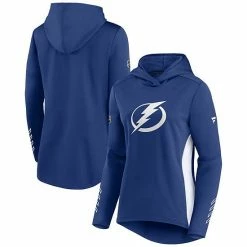 Women's Fanatics Branded Blue/White Tampa Bay Lightning Authentic Pro Locker Room Pullover Hoodie -Metaverse shop unnamed file 19980