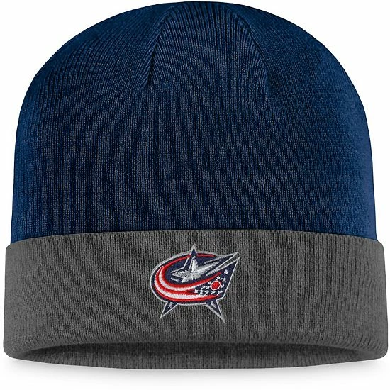 Men's Fanatics Branded Charcoal/Navy Columbus Blue Jackets Team Cuffed Knit Hat Men's Fanatics Branded Charcoal/Navy Columbus Blue Jackets Team Cuffed Knit Hat -Metaverse shop unnamed file 19996