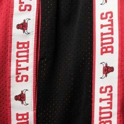 Men's Fanatics Branded Red/Black Chicago Bulls Big & Tall Tape Mesh Shorts -Metaverse shop unnamed file 20021