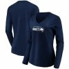 Women's Fanatics Branded College Navy Seattle Seahawks Primary Logo V-Neck T-Shirt 1 Women's Fanatics Branded College Navy Seattle Seahawks Primary Logo V-Neck T-Shirt -Metaverse shop unnamed file 20079
