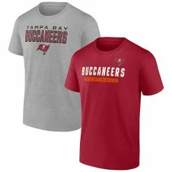 Men's Fanatics Branded Red/Heathered Gray Tampa Bay Buccaneers Parent T-Shirt Combo Pack -Metaverse shop unnamed file 20121