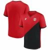 Men's Fanatics Branded Red/Black New York Red Bulls Striker V-Neck T-Shirt -Metaverse shop unnamed file 20125