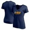 Women's Fanatics Branded Navy Nashville Predators Authentic Pro Secondary Logo V-Neck T-Shirt 2 Women's Fanatics Branded Navy Nashville Predators Authentic Pro Secondary Logo V-Neck T-Shirt -Metaverse shop unnamed file 20155