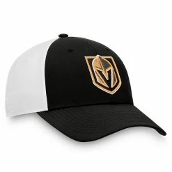 Men's Fanatics Branded Black/White Vegas Golden Knights Prep Squad Flex Hat -Metaverse shop unnamed file 20192