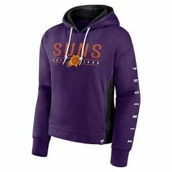Women's Fanatics Branded Purple Phoenix Suns Iconic Halftime Colorblock Pullover Hoodie -Metaverse shop unnamed file 2022