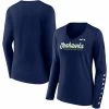 Women's Fanatics Branded College Navy Seattle Seahawks Drive Forward V-Neck Long Sleeve T-Shirt 2 Women's Fanatics Branded College Navy Seattle Seahawks Drive Forward V-Neck Long Sleeve T-Shirt -Metaverse shop unnamed file 20224