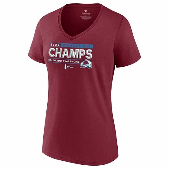 Women's Fanatics Branded Burgundy Colorado Avalanche 2022 Stanley Cup Champions Winger V-Neck T-Shirt Women's Fanatics Branded Burgundy Colorado Avalanche 2022 Stanley Cup Champions Winger V-Neck T-Shirt -Metaverse shop unnamed file 20230