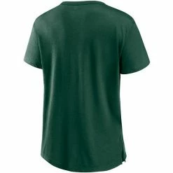 Women's Fanatics Branded Green Miami Hurricanes Tie Breaker T-Shirt -Metaverse shop unnamed file 20249