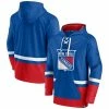 Men's Fanatics Branded Blue New York Rangers Big & Tall First Battle Power Play Pullover Hoodie -Metaverse shop unnamed file 20250