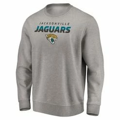 Men's Fanatics Branded Heathered Gray Jacksonville Jaguars Block Party Pullover Sweatshirt -Metaverse shop unnamed file 20267